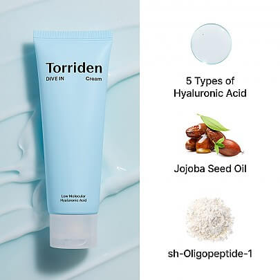 Torriden - Crème - Crème DIVE-IN Low Molecular Hyaluronic Acid 80 ml
