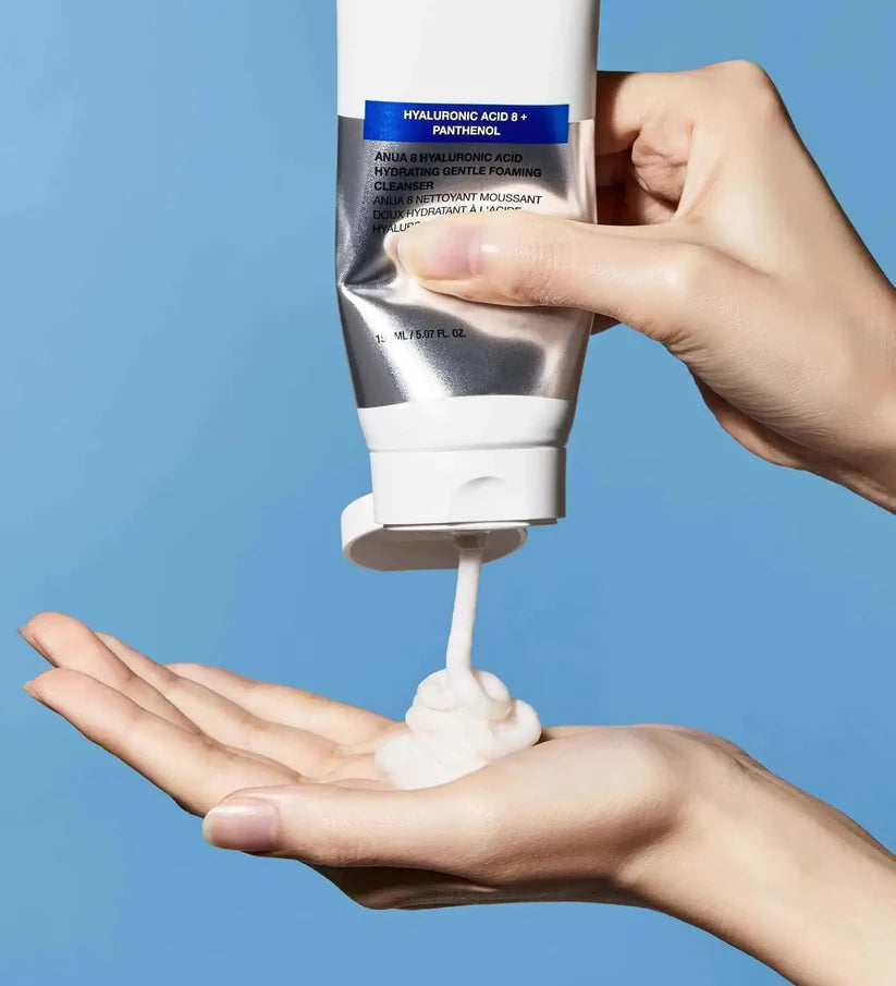 ANUA - Nettoyant - Nettoyant Moussant Doux Hydratant 8 Acides Hyaluroniques 150 ml