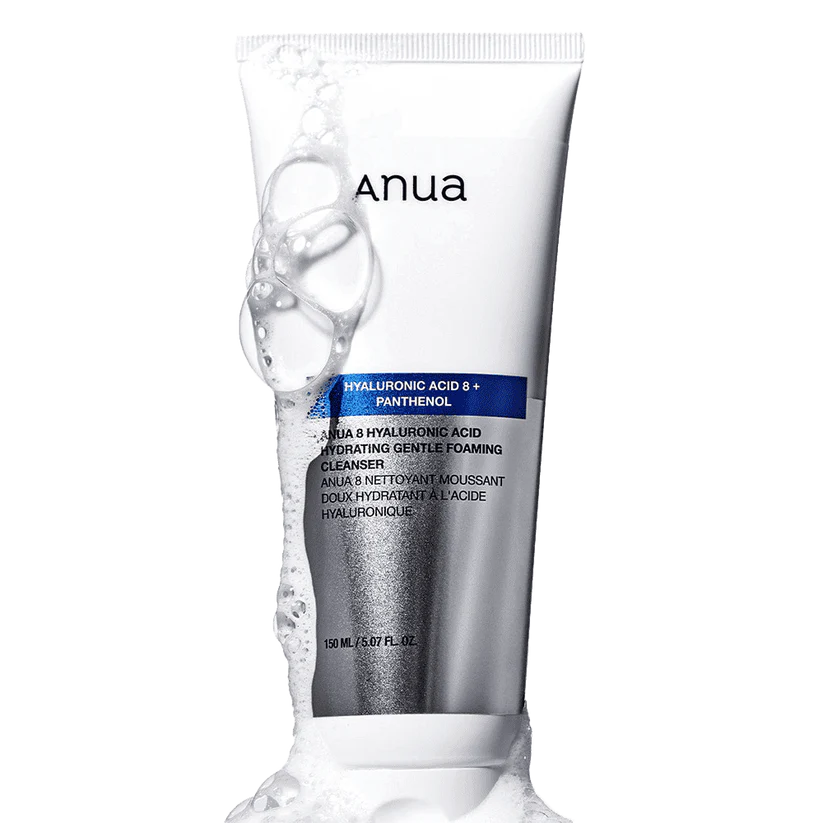 ANUA - Nettoyant - Nettoyant Moussant Doux Hydratant 8 Acides Hyaluroniques 150 ml