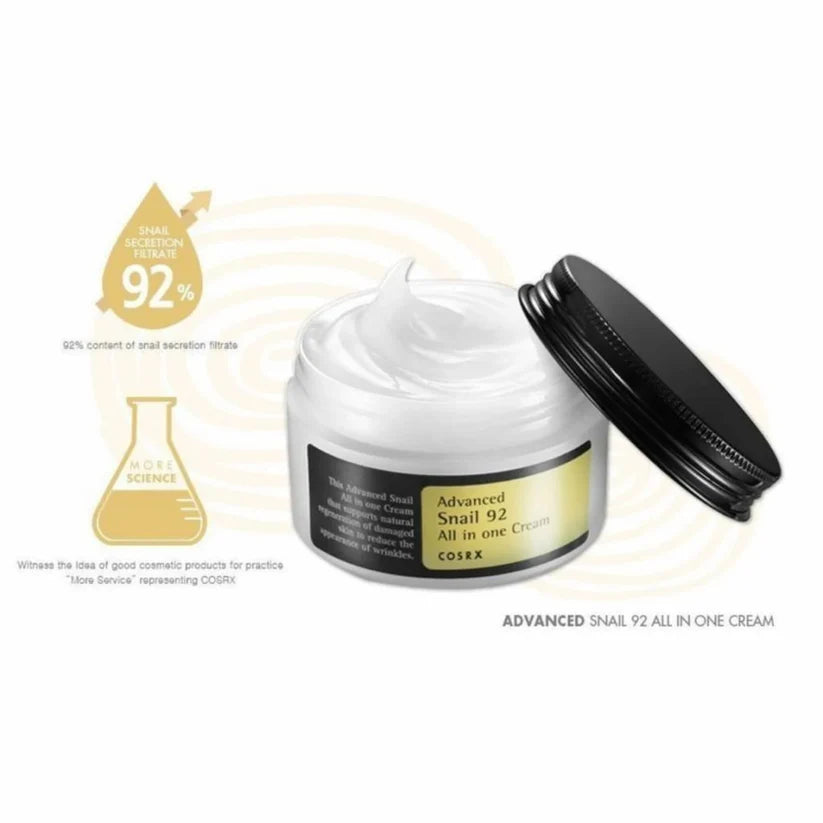 COSRX - Crème - Advanced Snail 92 Crème tout-en-un 100ml