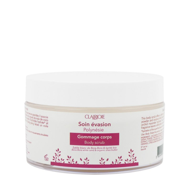Clairjoie - Gommage corps au sable blanc de Bora-Bora – Pot 200 ml