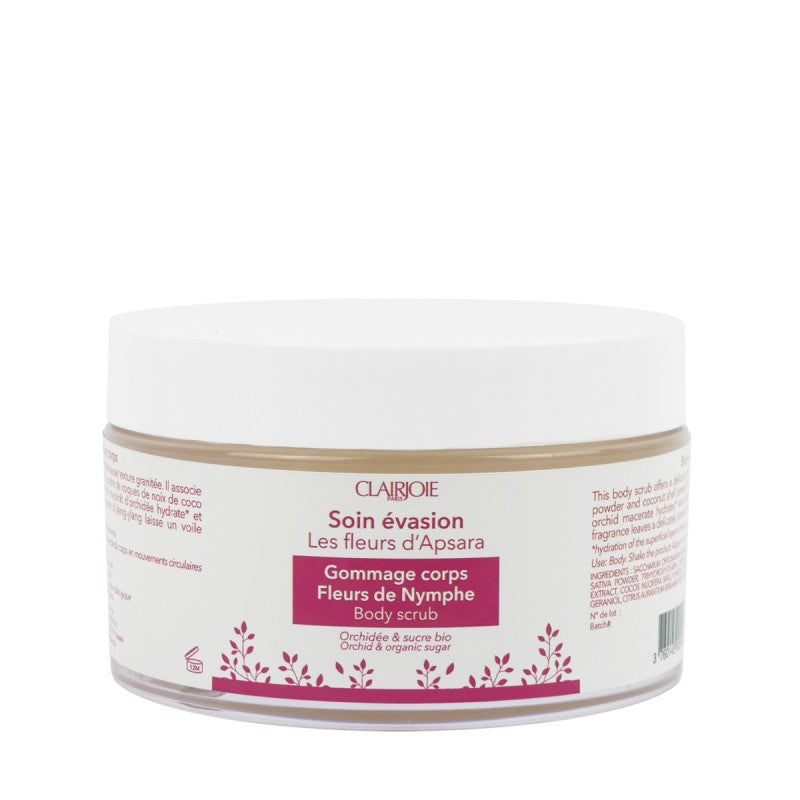 Clairjoie - Gommage corps Fleurs de nymphe – Pot 200g