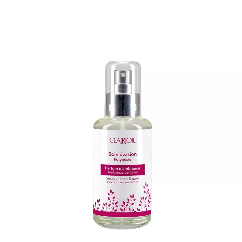 Clairjoie - Parfum d'ambiance Coco Tiaré – Flacon spray 100 ml