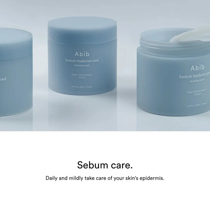 ABIB - Pads - Patchs Visage Sedum Hyaluron 75 pièces – 165 ml