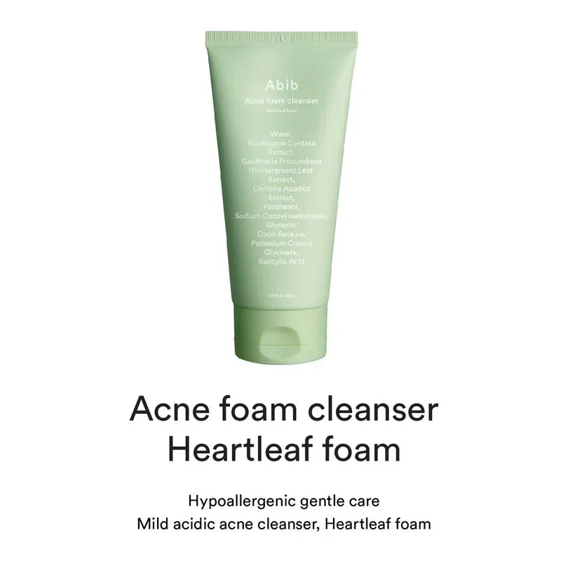 ABIB - Nettoyant - Mousse Nettoyante Anti-Acné Heartleaf 150 ml