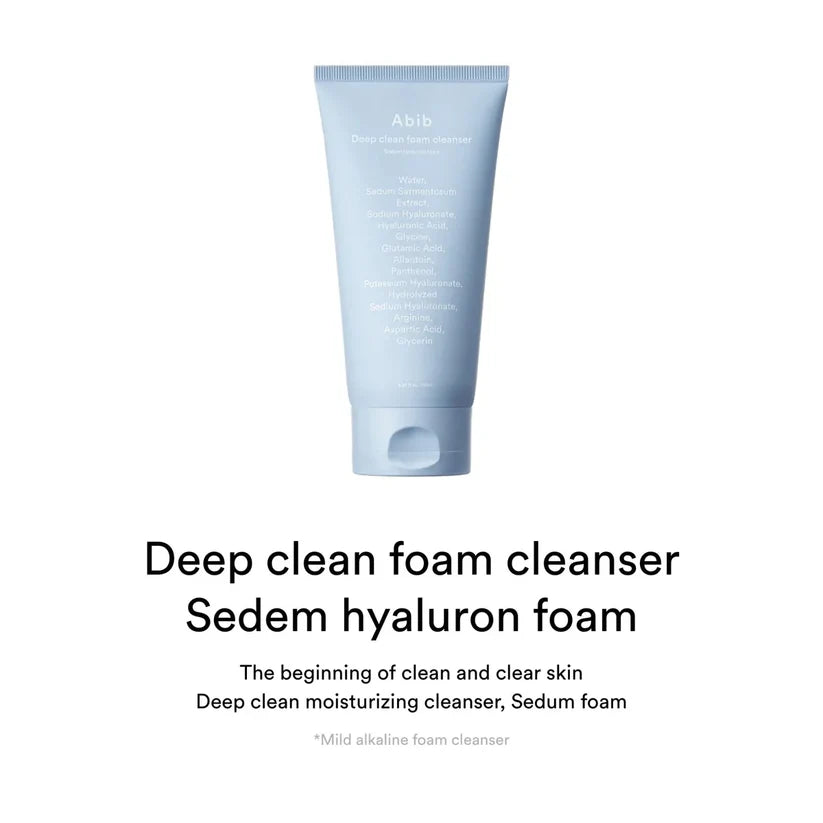 ABIB - Nettoyant - Mousse Nettoyante en Profondeur Sedum Hyaluron 150 ml