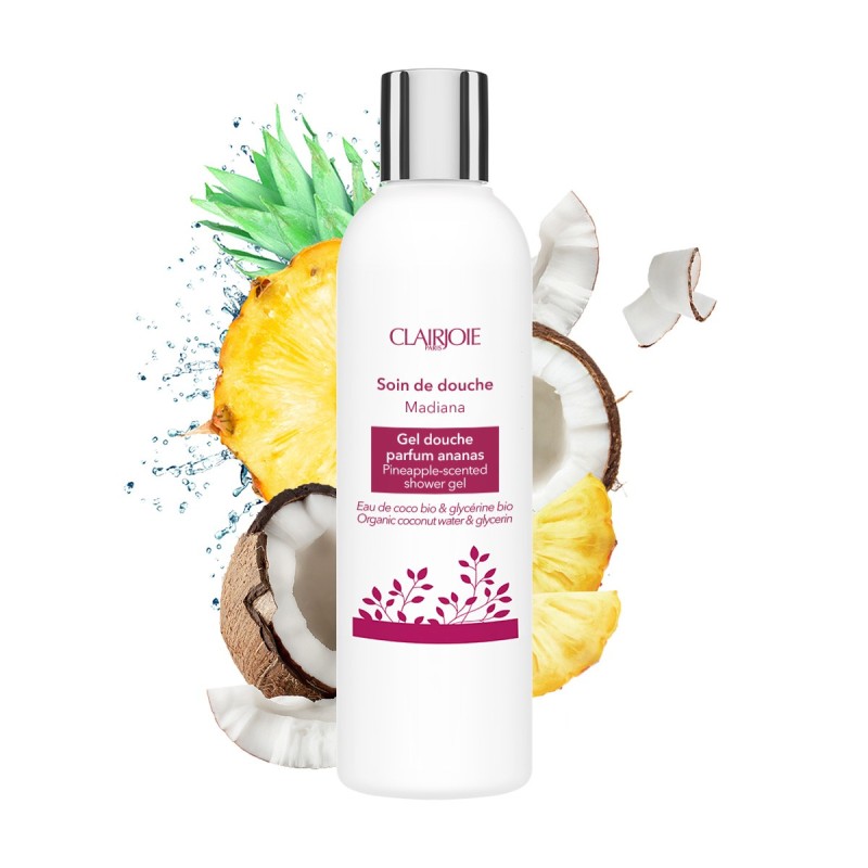 Clairjoie - Gel douche parfum ananas – Flacon 250ml
