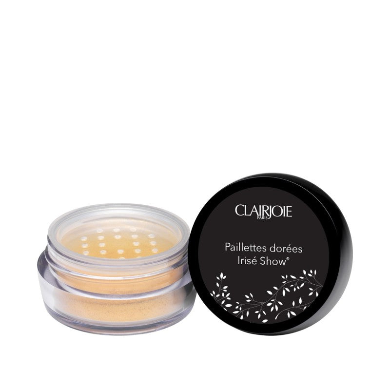 Clairjoie - Irisé Show® – Paillettes libres dorées – Poudrier 8 g
