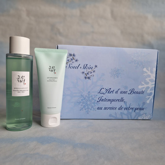 Coffret Purifiant & Éclat – Routine à la Prune Verte