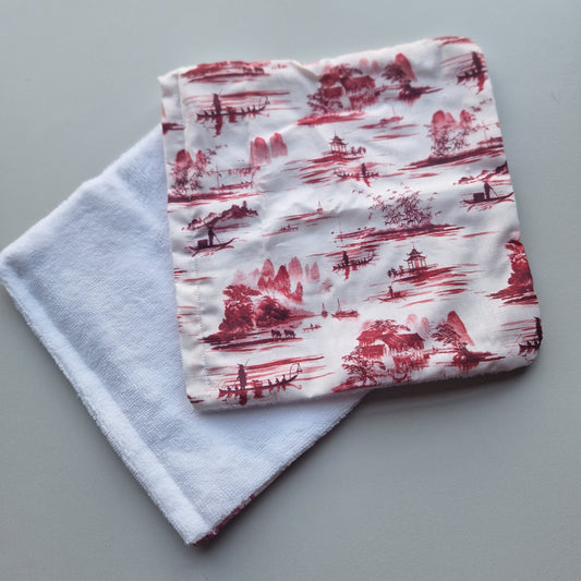 Lot de 2 carrés démaquillant réutilisables Taille L